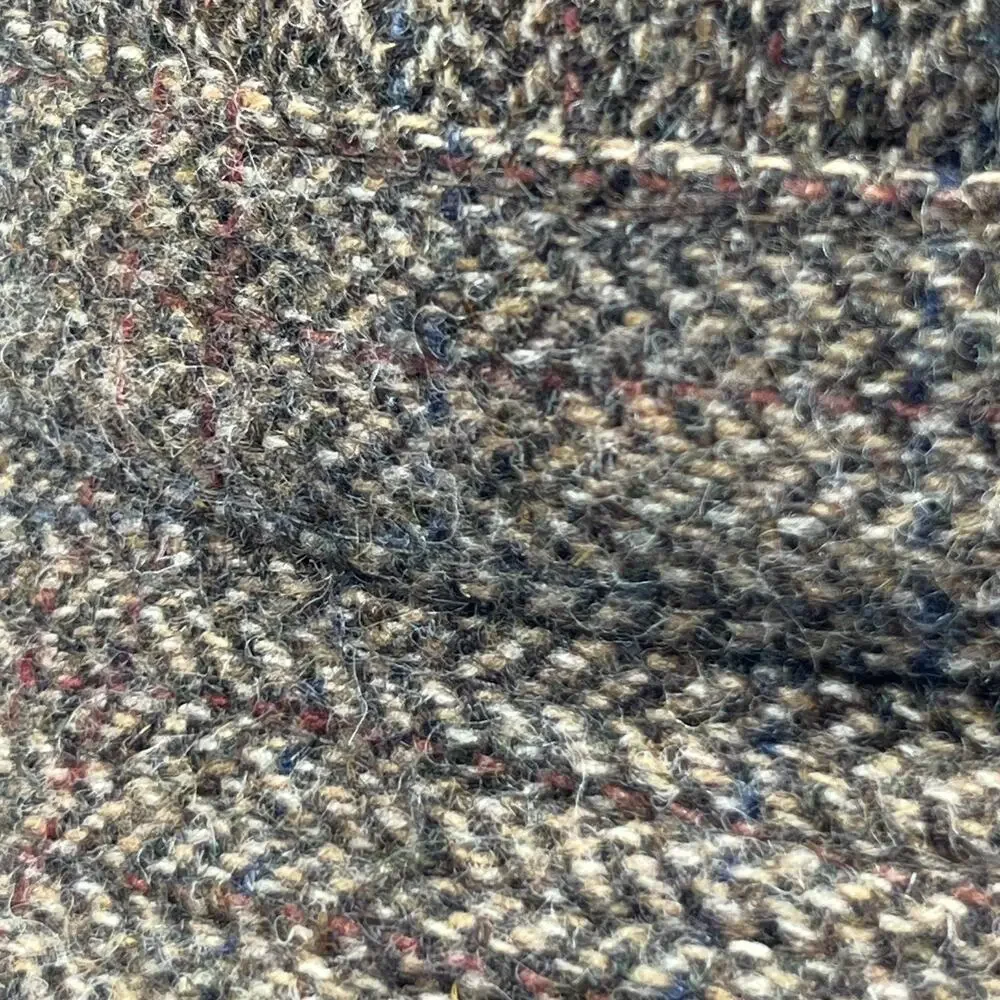 BROOKS BROTHERS Hat Men 7 Wool Herringbone Harris Tweed Bucket Brown England VTG